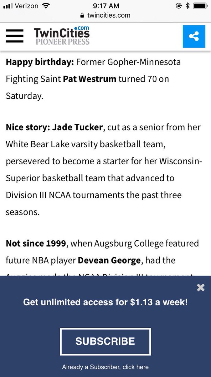 Congratulations Jade. Great story of outlasting doubters and never giving up on a dream. Great people find a way and Jade is one of the best.
