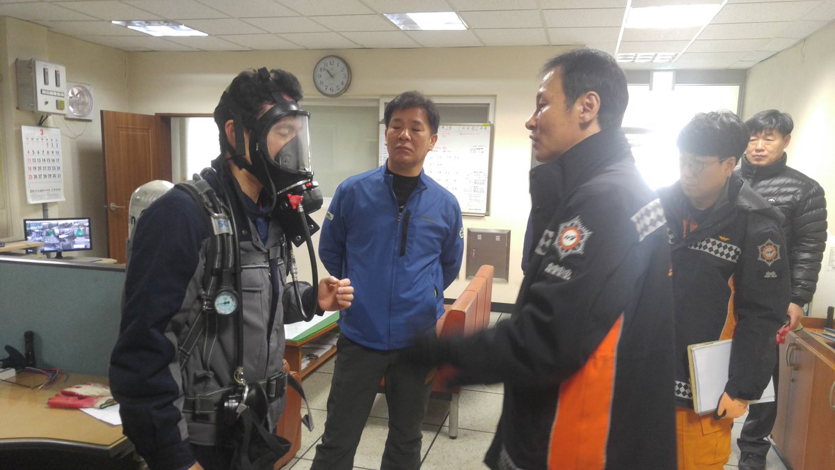 inhee_jun's tweet image. 성남시 수질복원센타 에서 성남소방서와 함께 안전한 시설물관리를 위해 소방시설기능점검을 실시했습니다