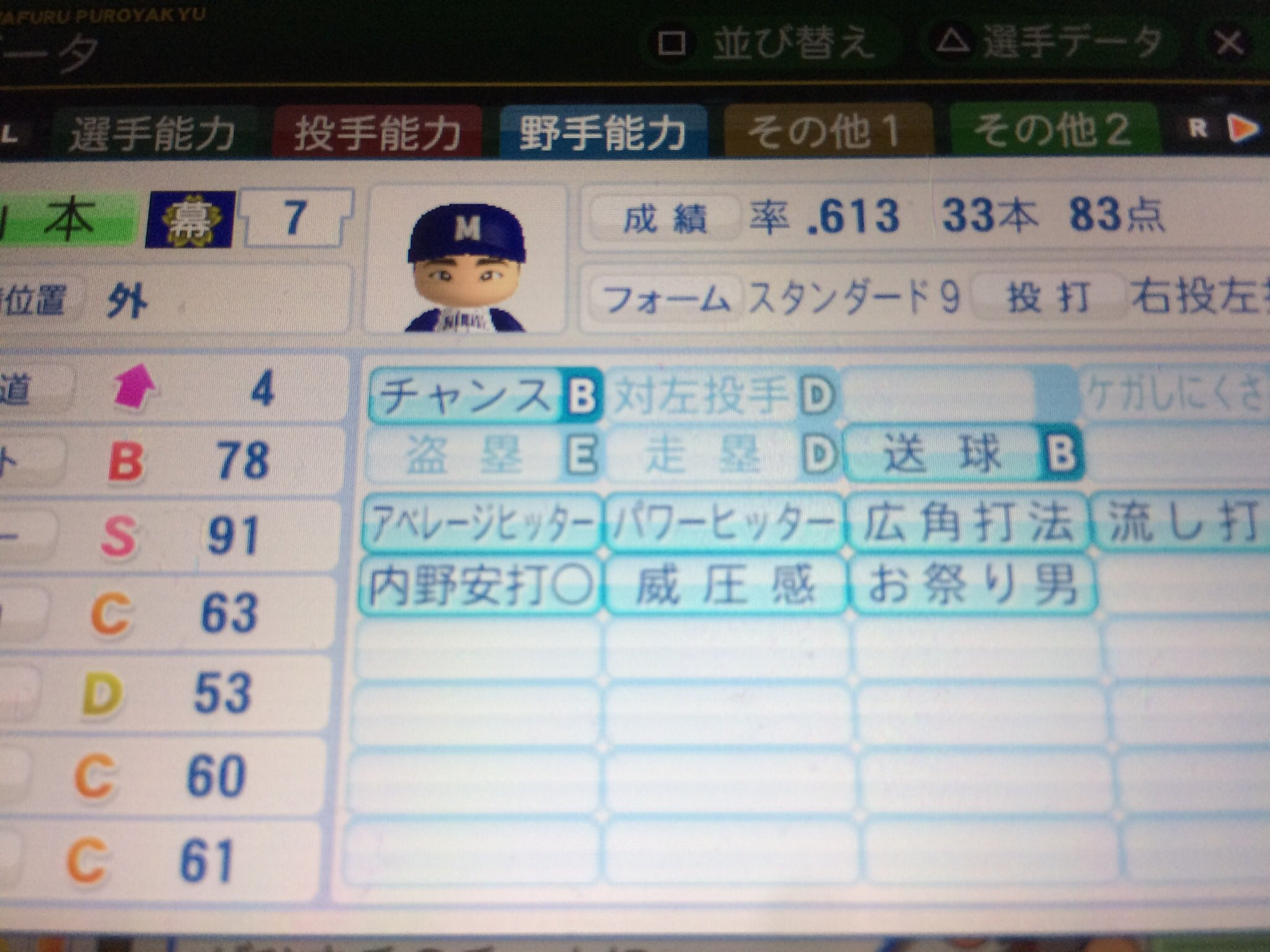 تويتر 栄冠ナイン 清宮超えを目指して على تويتر 本塁打記録更新して若干燃え尽きたので再試合とか狙わず普通にプレイしてるのですが 山本浩二が田淵を超えるペースで打ってて困惑しています 写真は1年春終了時点 栄冠ナイン パワプロ T Co Ubfaqtl0pg