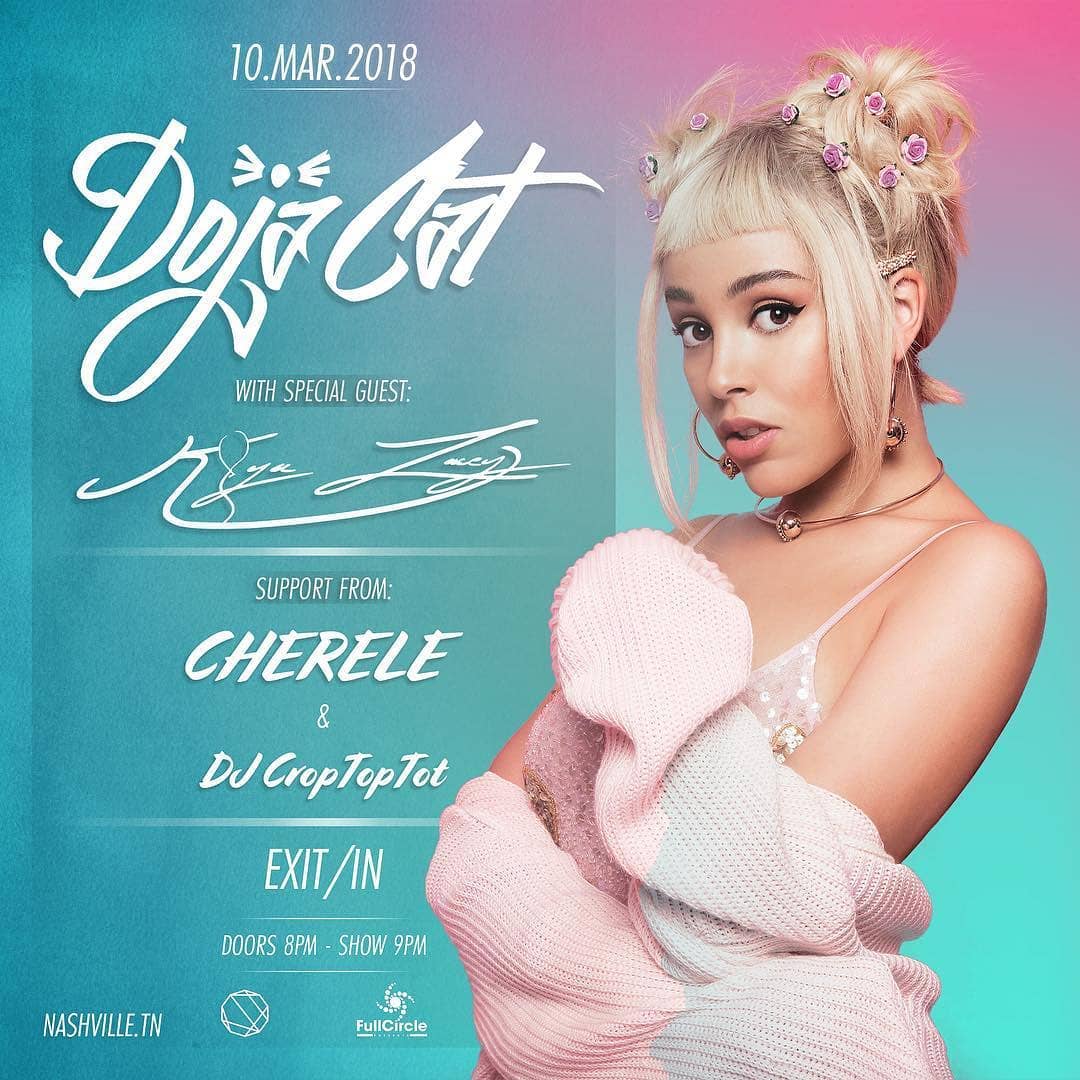 FeelTheGro0ve's tweet photo. @DojaCat will be in #nashville next weekend!! Who is excited??! :) @FCPresents @Exit_In #MusicCity https://t.co/JSXp8jHAmV