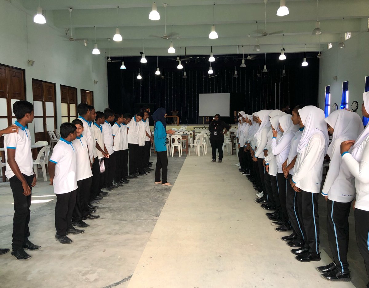 AdamRogers2030's tweet photo. Tsunami education sessions conducted today at Baa. Atoll Education Center, Baa. Eydhafushi to students of grade 9 to 12 (150 students), to enhance their technical knowledge on tsunami and preparedness measures (Before, During &amp; After a tsunami)
#90Drills by #UNDPasiapac https://t.co/UVqyZ6lZOo
