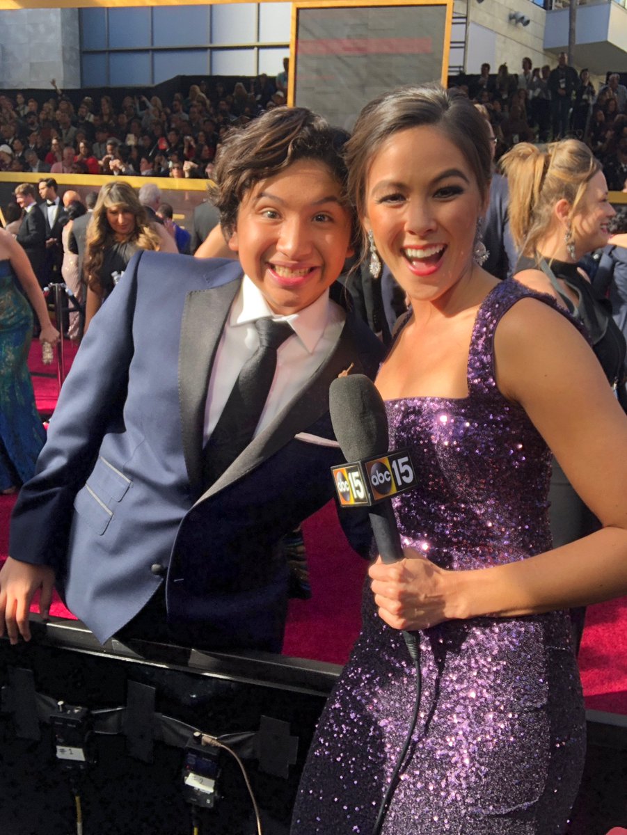 KimTobinNBCLA's tweet photo. Best animated feature film: Coco! Our new friend Anthony Gonzales, who plays Miguel must be so happy!!! #abc15 #Oscars #OscarsAZ https://t.co/DJknNcn79T