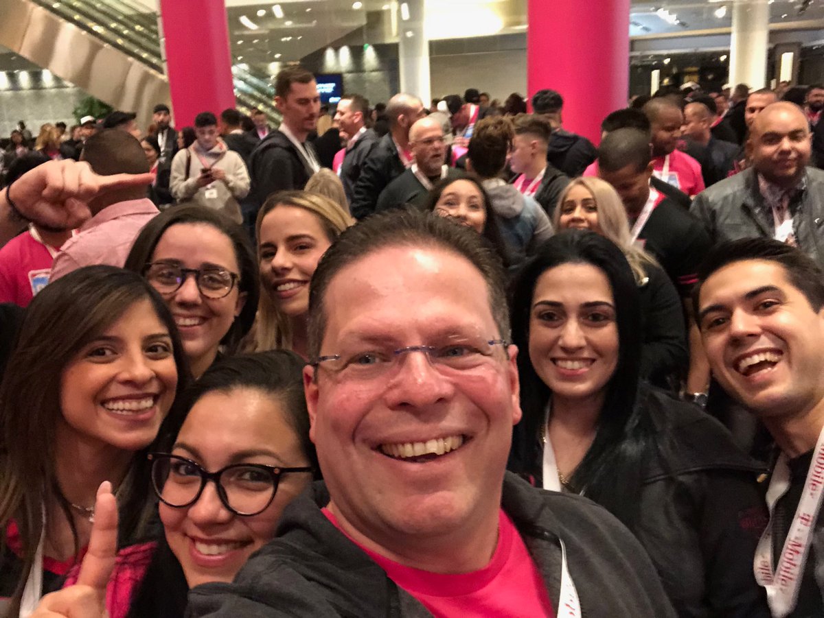 RJGomezIII's tweet photo. Surrounded by T-Mobile’s finest from South Florida! #WC18 #SOFLORULES https://t.co/pGurEBrxt8