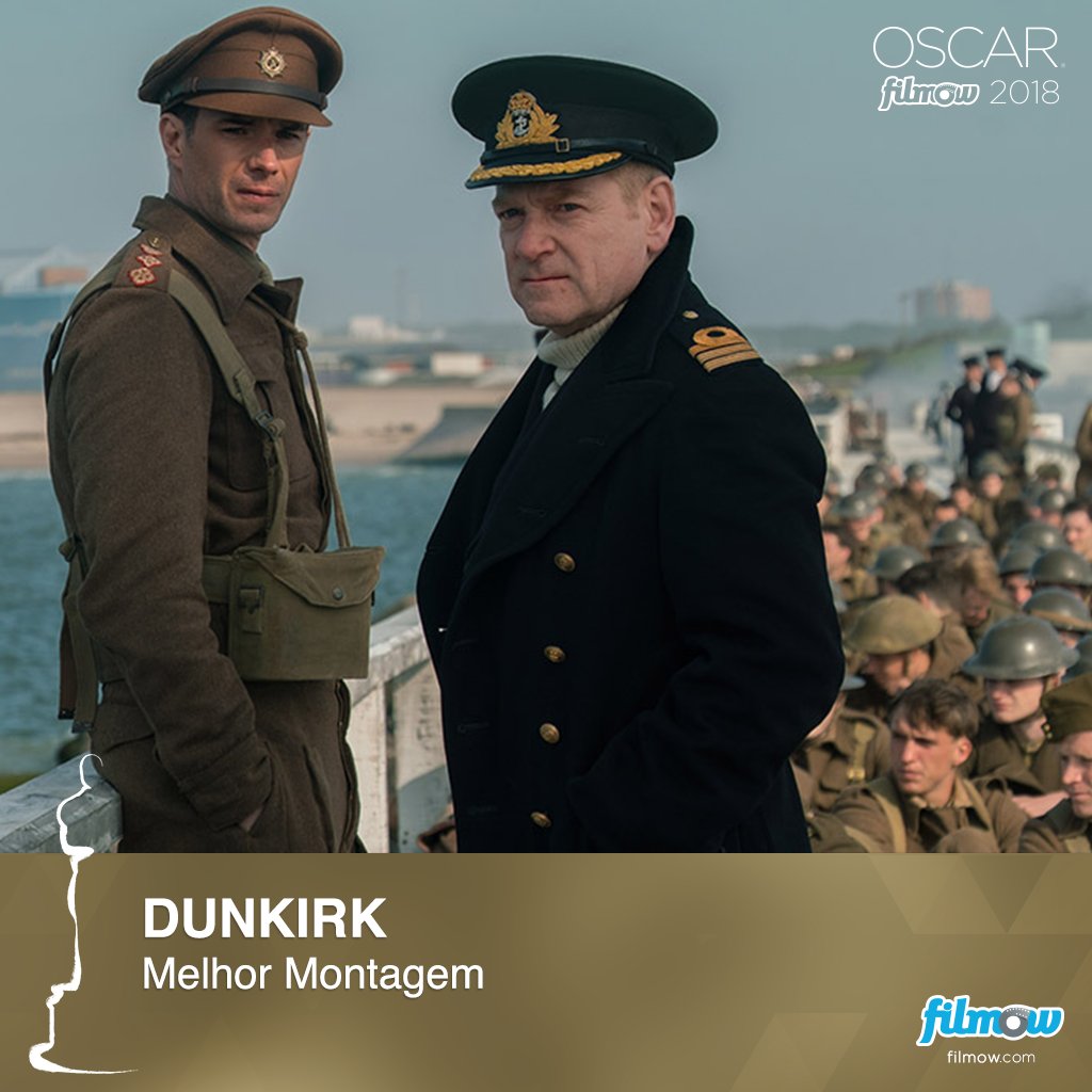 filmow's tweet photo. Melhor Montagem: Dunkirk
🔹  https://t.co/29UVEvpba3

#FilmowNoOscar https://t.co/V59VtsEYhY