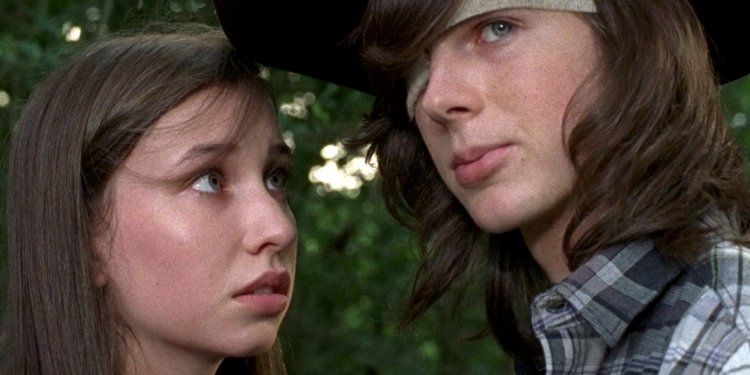 thisisinsider's tweet photo. "I think it took a good 10 minutes for it to set in" — #TheWalkingDead's @katelynnacon shares she didn't know how to react when she was told about Carl's death #TWDFamily https://t.co/jUchIPVKUQ https://t.co/Lb8lXwtwCb