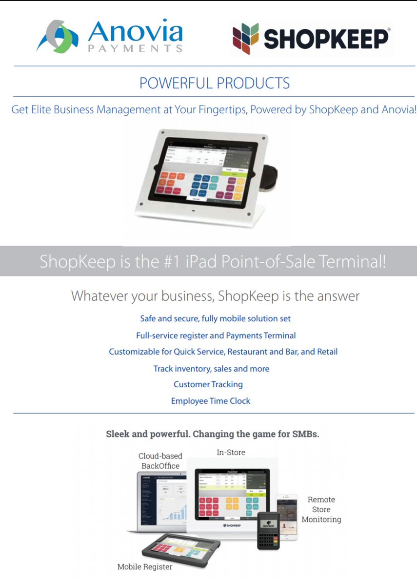 Tajh_Sr's tweet image. #AnoviaPayments and #ShopKeep are offering great #solutions to #BusinessOwners for their #MerchantCreditProcessing needs. 

For more information, visit: acn.anoviapayments.com/?p=01401953