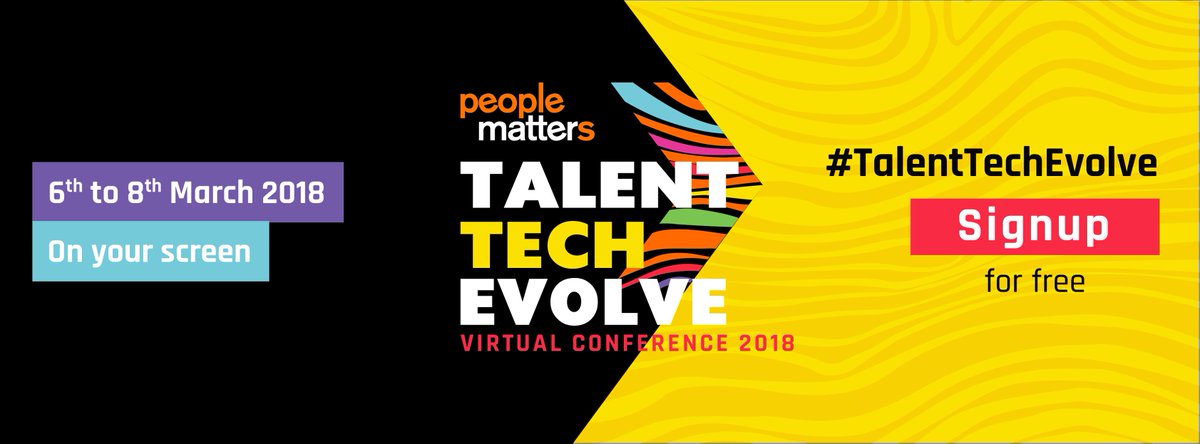 amitpatelHR's tweet image. RT Ester_Matters: Looking forward to an awesome opening session tomorrow with Indranil Roy HarmeenM Muktaarya2010  Ester_Matters decluttering what trends matter most in 2018 #TalentTechEvolve - Register now and Join Virtually! 6th, 7th &amp;amp; 8th of March …