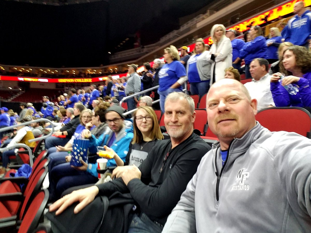 Had a great time reconnecting with Phil and Gloria Steger this weekend. Phil was my assistant coach in my early years at Newell-Fonda (90-95). Great friendships last forever! State tournament time has always been a special time to get together!