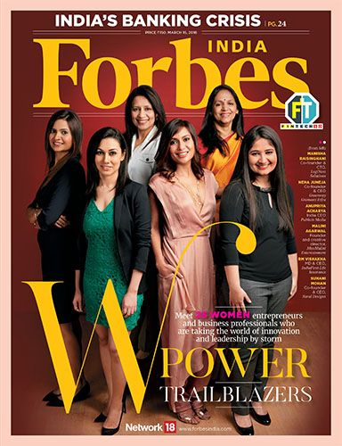 ForbesIndia's tweet photo. #ForbesIndiaWPower | Our Latest Issue will be on stands this week 

Check out the full 2018 W-Power Trailblazers list here: https://t.co/76EAKLVFSy https://t.co/AOPuP8gs4B