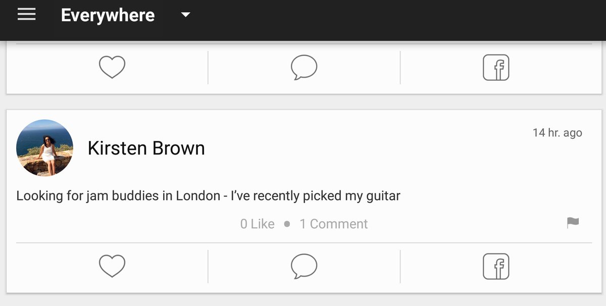 JamseekLondon's tweet photo. #Hobbyist #singer #guitarist Kirsten wants to #jam around #London. Who's up for it? Find her &amp; others on #Jamseek to arrange #jams https://t.co/SNecHREe6x https://t.co/z2O5EgSbZJ
