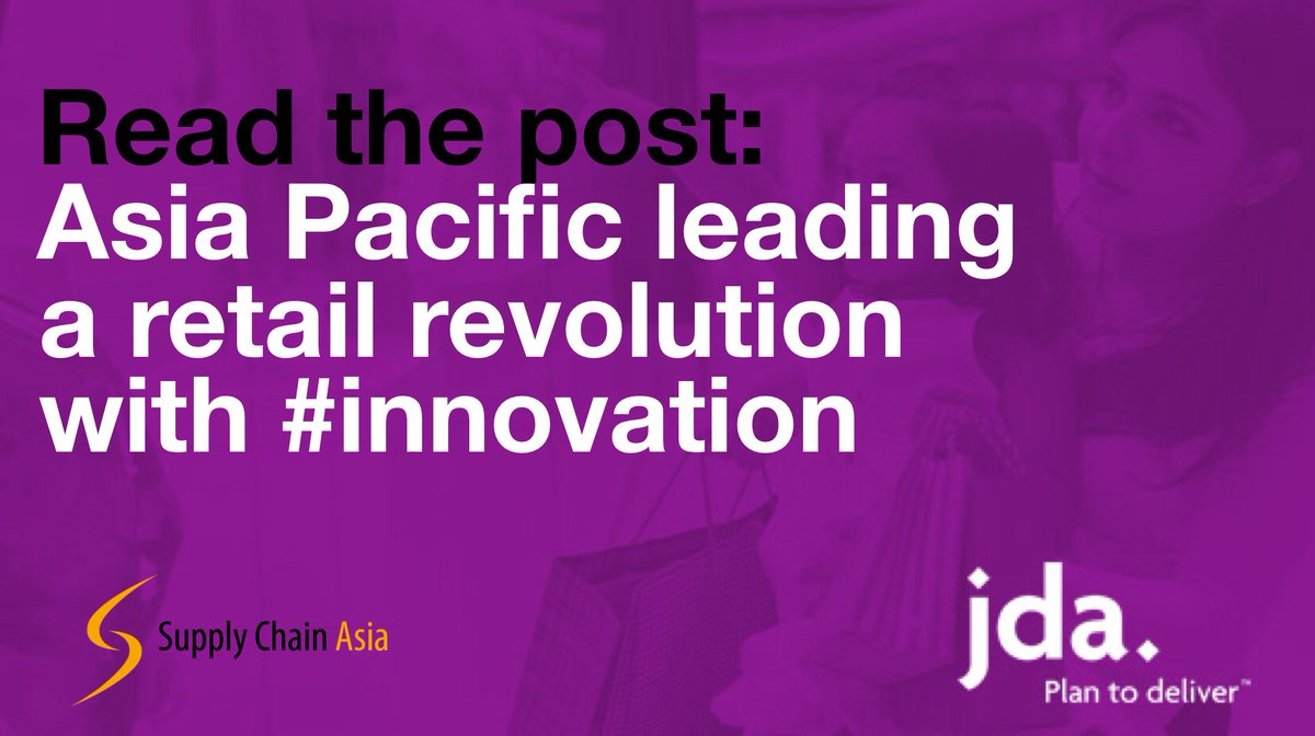 Marcokig's tweet photo. Supply Chain Asia sat down with JDA's #CEO @GirishRishiJDA to talk about the #retail revolution happening in Asia, leading with disruptive technological adoption and rise of #SmartCities like #Singapore https://t.co/RJpprwOQ4Z https://t.co/b5yG1mOBIr