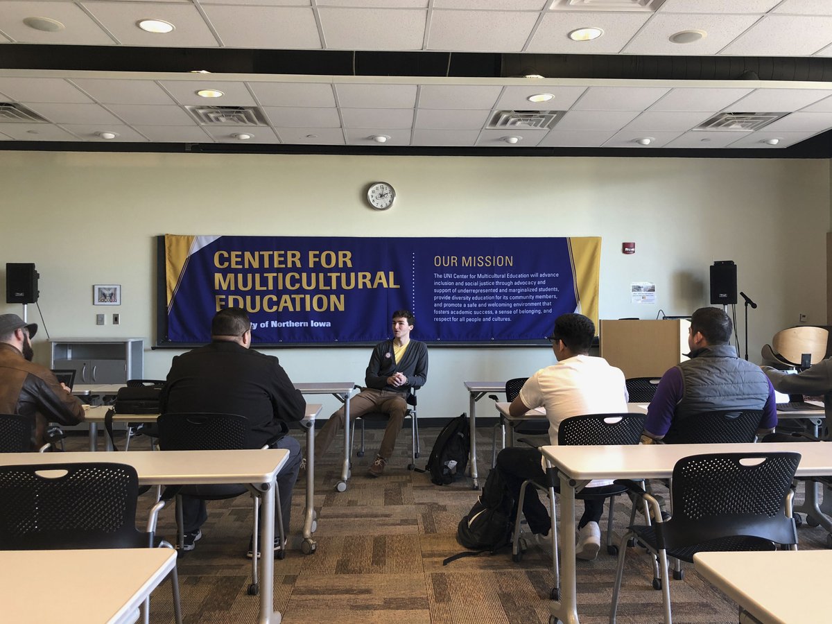 TC4UNI's tweet photo. Huge thank you to @ASTatUNI and The Brothers of Lambda Theta Phi for letting us share our vision for making UNI even better! #TC4UNI https://t.co/gznYnFPyZQ