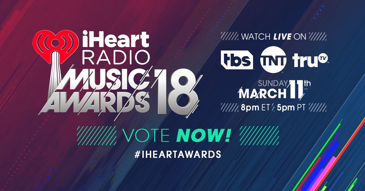 iHeartRadio's tweet photo. VOTING OFFICIALLY CLOSED FOR:

1) #BestMusicVideo
2) #BestCoverSong
3) #BestLyrics 
4) #BestBoyBand
5) #BestSoloBreakout 
6) #BestRemix
7) #CutestPet  

GOOD NEWS:
VOTING STILL OPEN FOR

#BestFanArmy 
#SocialStarAward 

#iHeartAwards https://t.co/5w7msOJRfJ