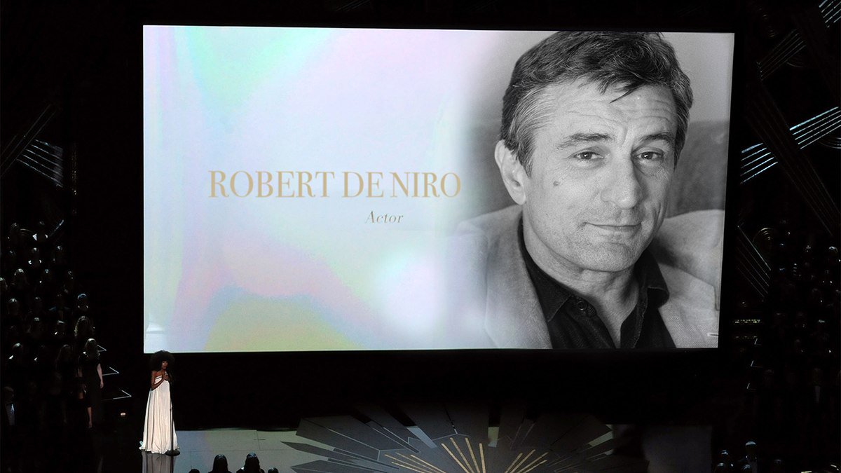 ClickHole's tweet photo. Emotional Moment: Robert De Niro Just Saw Himself In The Memoriam Reel, And Now He Can’t Get The Attention Of Anyone In The Oscars Audience https://t.co/PXXvtH4ReF https://t.co/gX6zqHZeUh
