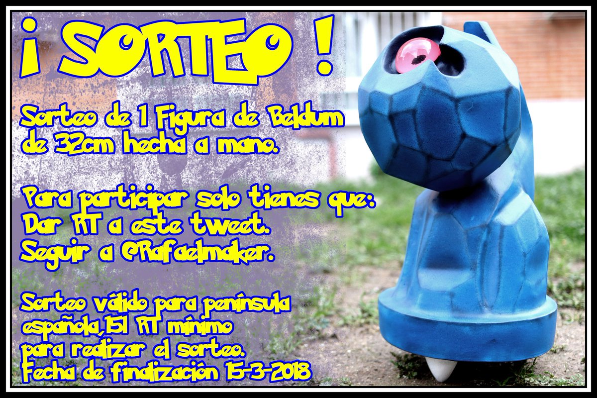 Rafaelmaker's tweet image. ¡¡¡La sorteo!!! , para participar sólo tenéis que hacer RT a este Tweet y seguir a @Rafaelmaker. (más información en la foto)