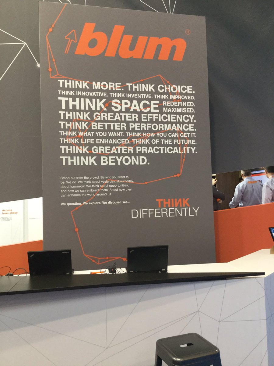 kitchenthinkUK's tweet image. Day 2 @kbblive make sure to come and visit the @blumuk stand T120 hall 17 #trainspotting #DSJ