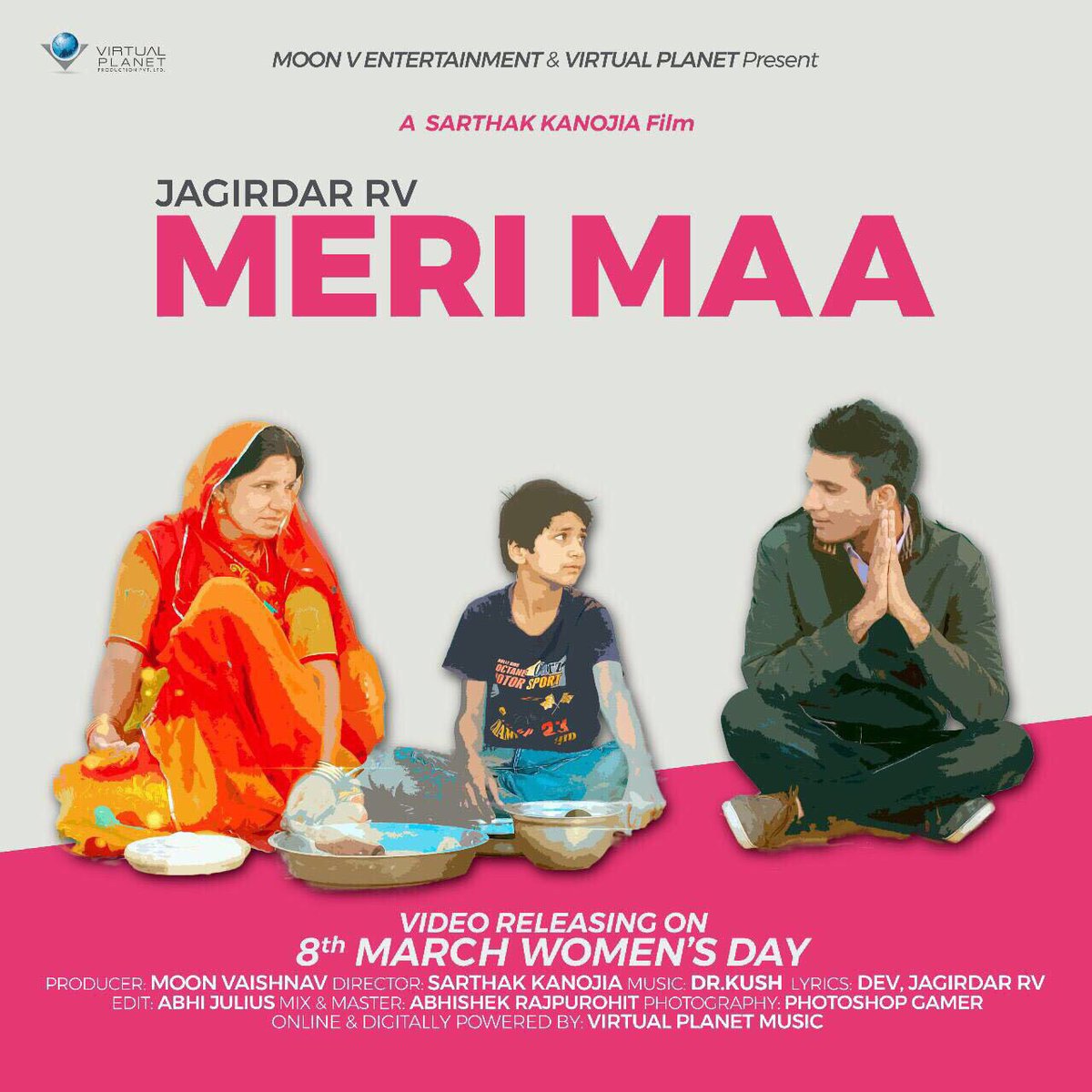 devdsingh13's tweet photo. Get ready for JAGIRDAR RV’s new song “MERI MAA” Releasing on 8th March “WOMEN’s DAY♥️ @jagirdarrv47 @dev_singh13 @dr.kush_rj13 @sarthak_kanojia @vaishnavmoon  @a_r_tistic  #jagirdarRV #virtualplanet#love #jaipur #rajasthani #Rajasthan  #jodhpur#hiphop #story #poster  #music https://t.co/gTF5JZeCSW