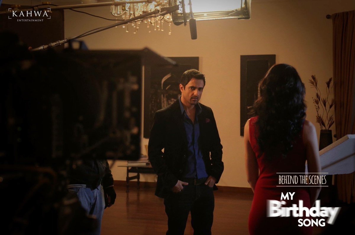 The ever existent air of mystery between Rajiv and Sandy.
#Behindthecamera #behindthescenes #shooting My Birthday Song 
<a href="/sanjaysuri/">sanjay suri</a> with @Norafatehi