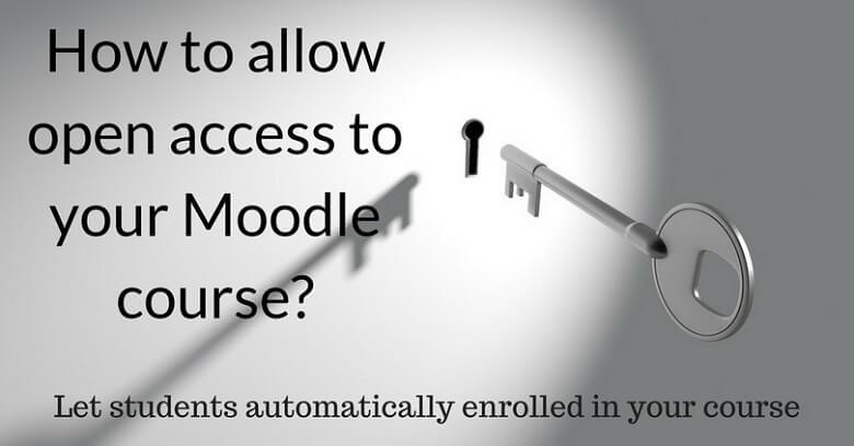 moodleworld's tweet image. How to allow open access to your Moodle course? #Moodleplugins moodleworld.com/how-to-allow-o…