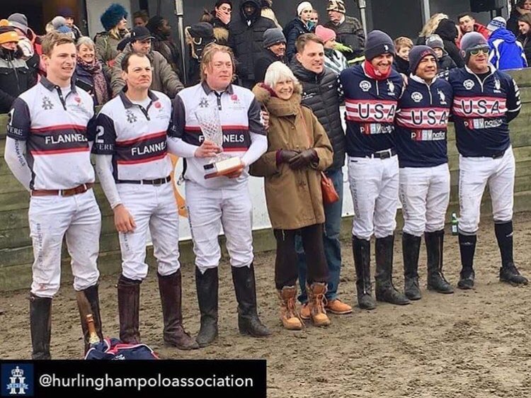 UWEPolo's tweet photo. Despite the weather conditions, ex-UWE President Eden Ormerod played in The Bryan Morrison Arena International (21 goal). His team (Flannels Man England) managed to beat the USA 14-10! A massive congratulations 🏇🏼 You’ve made everyone at UWE extremely proud! #UWEPolo #TeamUWE https://t.co/lsuEIO8yPK