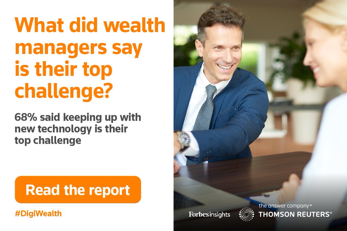 How are advisor/client relationships evolving with advancements in wealth management technology? tmsnrt.rs/2HTMglx #TRFinRisk #DigiWealth