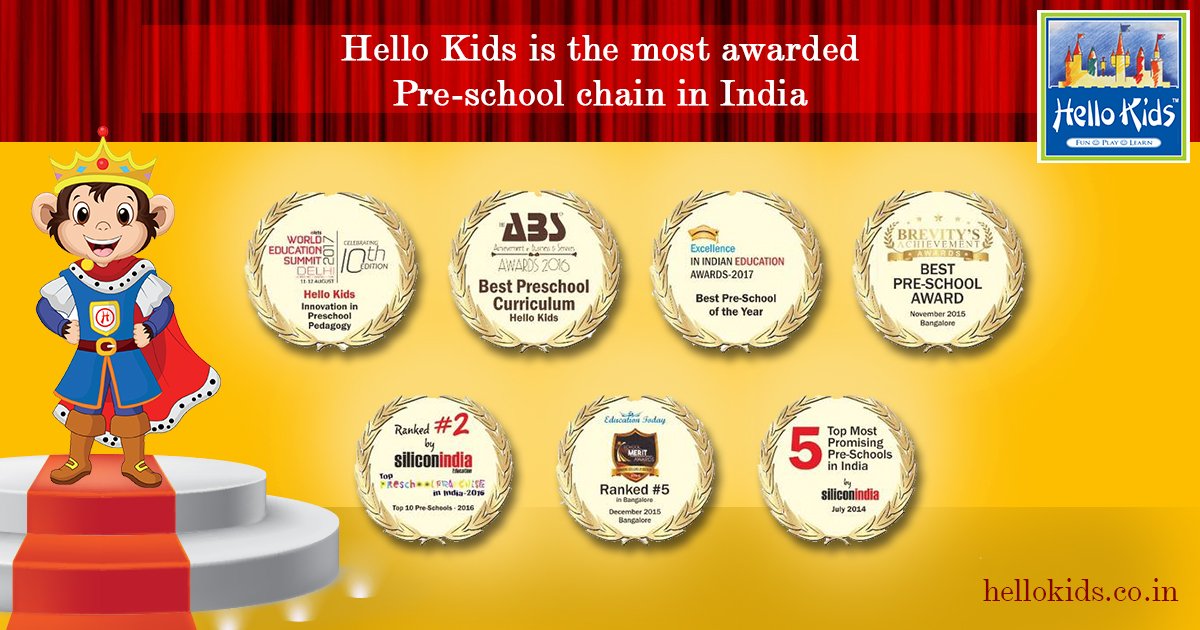 hellokidsprescl's tweet photo. Start a #franchise of Hello Kids and be a part of the India's Most awarded #preschool #HelloKids #School #NurserySchool
https://t.co/0lCSXCgiBE https://t.co/qg9iFdOK6D