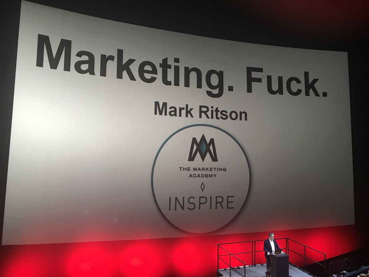 LizWilson101's tweet photo. Apparently we’re all in a spot of bother. Thank you @markritson @TheMktgAcademy @AARGROUP https://t.co/r8WkMtdjPg