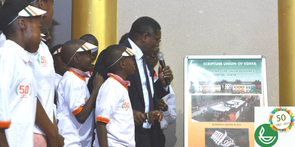 su_kenya's tweet photo. Thank you, @CanonKaranja, for unveiling the Children Resource Center together with our children at #ScriptureUnionKEAt50 celebrations. We have the confidence of this very thing, that he who has begun the good work will complete it. https://t.co/4MsgTD4l6K