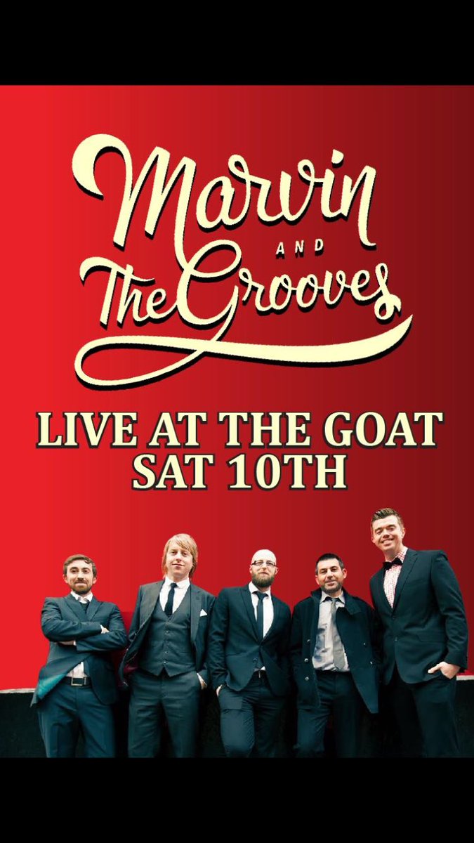 TheGoatBar1's tweet photo. Live Music This Saturday Night With The Amazing
Marvin &amp; The Grooves From 10 Till Late
🍾🍽🎷🎉🐐💃🍲🍻🎸
#livemusic #thegoat #marvinandthegrooves https://t.co/heGsyRNBn2