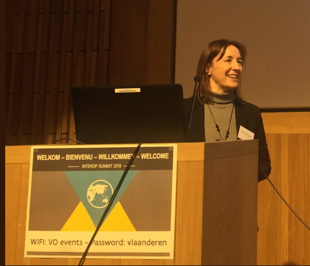 InteroperableEU's tweet photo. On 23 February, the Head of #Interoperability Unit @AristiNat presented the #ISA2 Programme &amp; the new European Interoperability Framework (#EIF) at Interop Summit 2018 in #Brussels🇧🇪 Check out the slides and photos from the event 👉 https://t.co/mDBrJq8Evp #beinterop https://t.co/UMSLLPxOI8