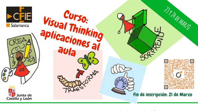 CFIESAciencias's tweet photo. Comienza la inscripción en el curso de Visual Thinking! @anasalamanca99 nos enseñará estrategias para  facilitar  el aprendizaje con imágenes!
Será en el @cfiesalamanca y puedes inscribirte en https://t.co/bN3ZxcURO2 (a partir de las 24:00) https://t.co/YHdhT4LWMk