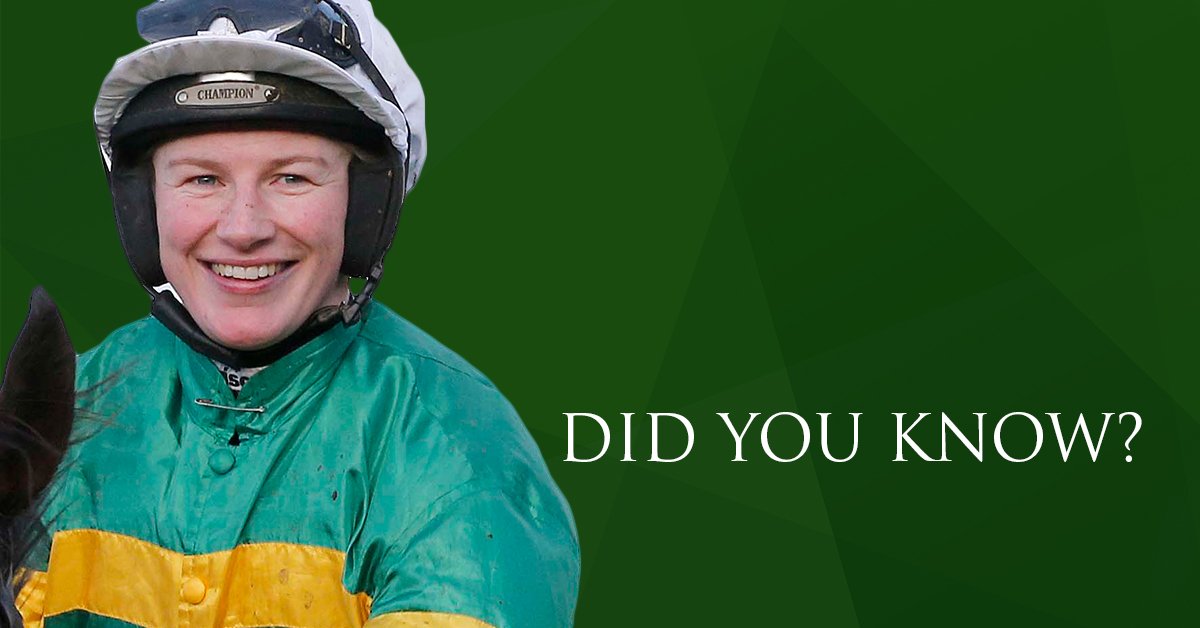 DID YOU KNOW? Six of <a href="/ninacarberry/">Nina Carberry MEP</a>’s seven #CheltenhamFestival winners have been for owner JP McManus, she has won the Cross Country Chase on four occasions and the Foxhunter chase twice on the Enda Bolger-trained On The Fringe. For news/updates: bit.ly/2F2bNXO