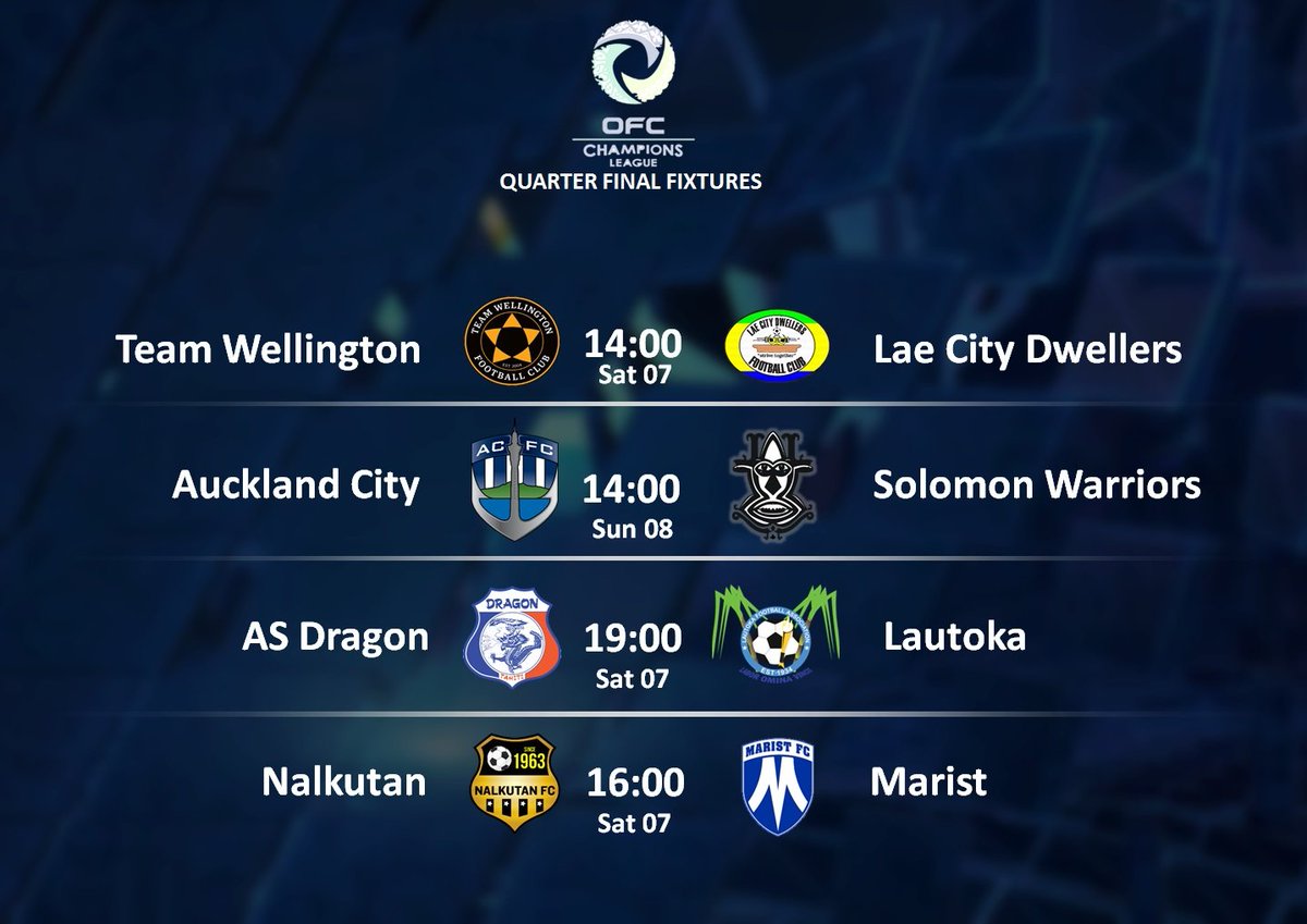 MaristFC2017's tweet photo. QUARTER FINAL FIXTURES FINALISED https://t.co/TMGxr4PPon