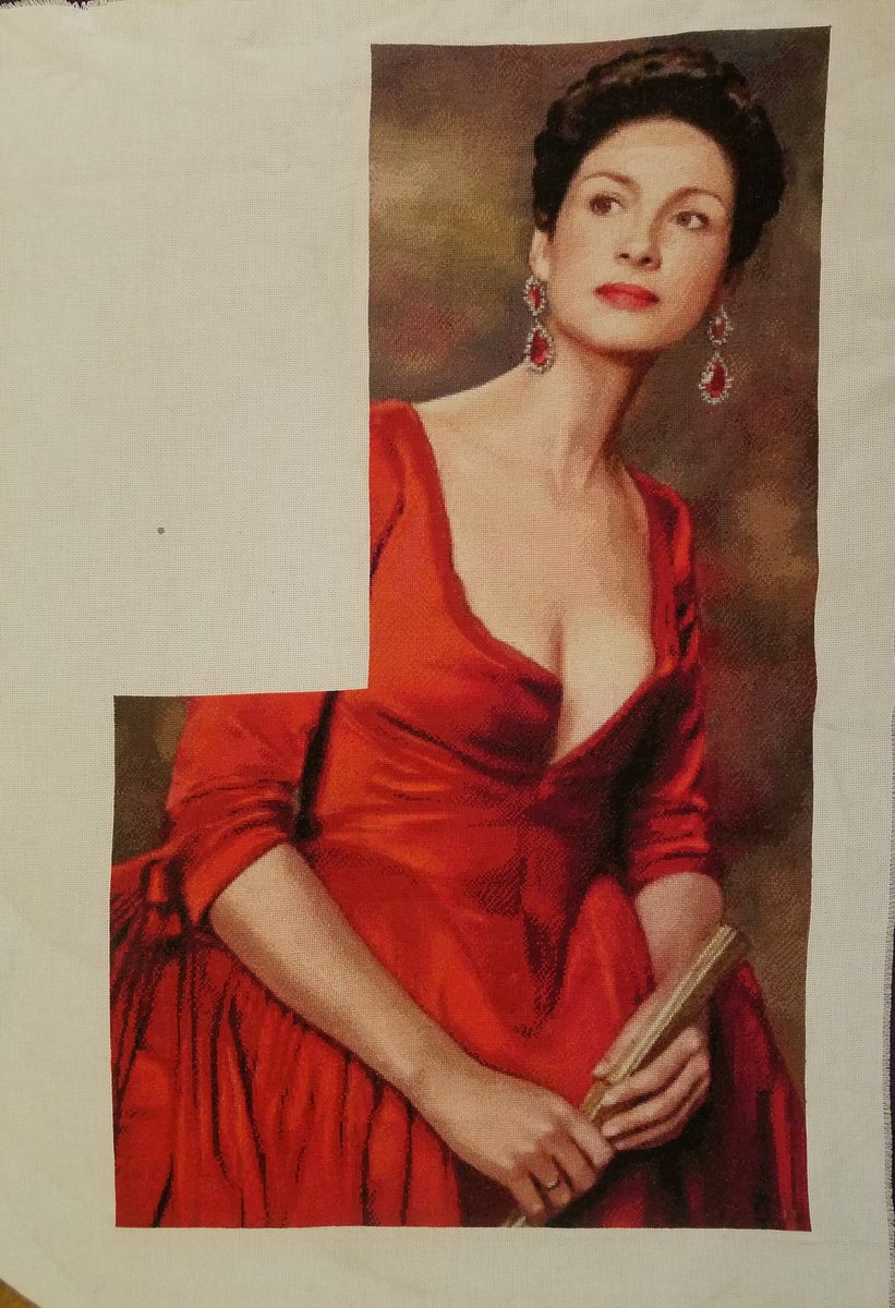 Beth (@sqrlb8) on Twitter photo Here's The Laird's Lady so far. About 120,000 stitches.
Can you all help me by RTing this post in hopes of getting <a href="/caitrionambalfe/">Caitríona Balfe</a> & <a href="/SamHeughan/">Sam Heughan</a> to see it? They get so swamped, I'm afraid she gets buried.
She's going to be raffled to benefit @WChildCancerUSA
#Crossstitch Here's The Laird's Lady so far. About 120,000 stitches.
Can you all help me by RTing this post in hopes of getting <a href="/caitrionambalfe/">Caitríona Balfe</a> & <a href="/SamHeughan/">Sam Heughan</a> to see it? They get so swamped, I'm afraid she gets buried.
She's going to be raffled to benefit @WChildCancerUSA
#Crossstitch