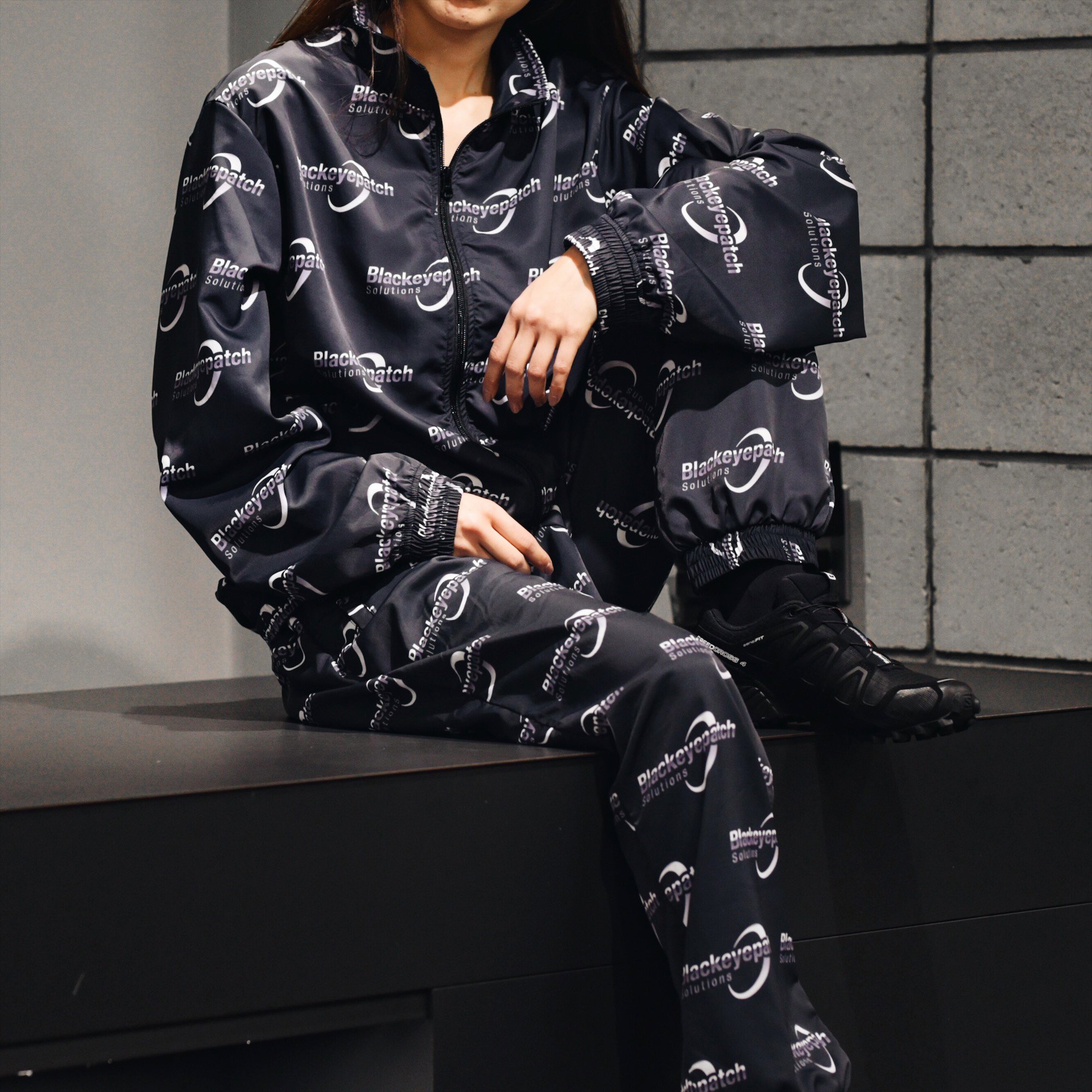 Black eye patch セットアップ ナイロン- Black eye patch セットアップ ナイロン-