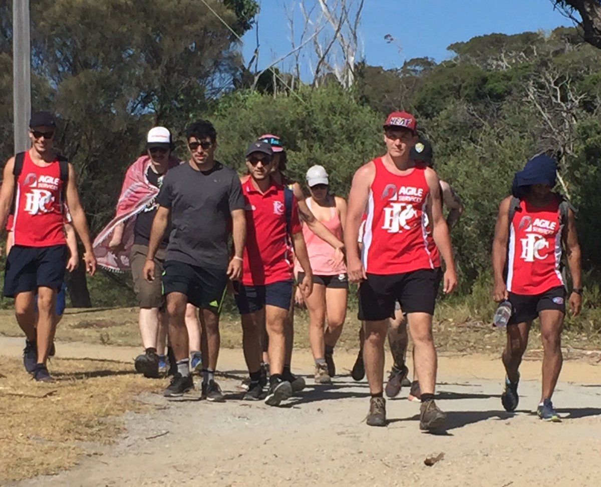 Parkside_FC's tweet image. On Saturday we walked the trail from Cape Shank to Point Nepean. Such an epic &amp;amp; unforgettable day, continuing to raise standards as a club 🔥#Devilicious #BlazeTheTrail #YearOfTheDevils #United #FootyClub #vafa #footy #afl #morningtonpeninsula #victoria #australia @VAFA_HQ
