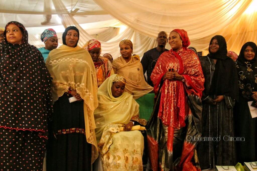 ShettimaDogo's tweet photo. @aishambuhari @kujarima @NePcni @GovBorno First Lady @kujarima Honored the invitation of #BOSEMA new Boss Walima. https://t.co/iArttn4QIL