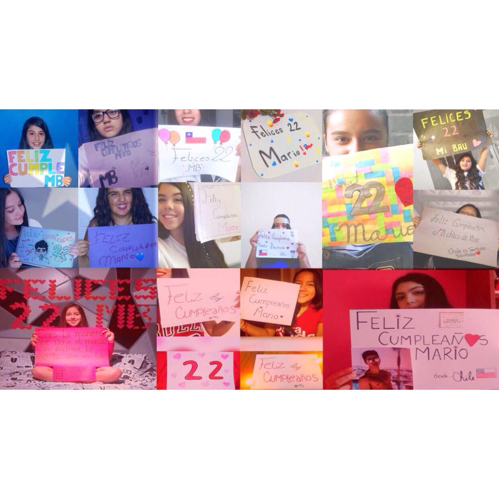 BautisterCl's tweet photo. @mariobautista_ Nos cambiaste la vida Mario, lo eres todo para nosotras! te amamos como no te imaginas. Feliz cumpleaños ❤️🇨🇱 https://t.co/wlmBnir6V1