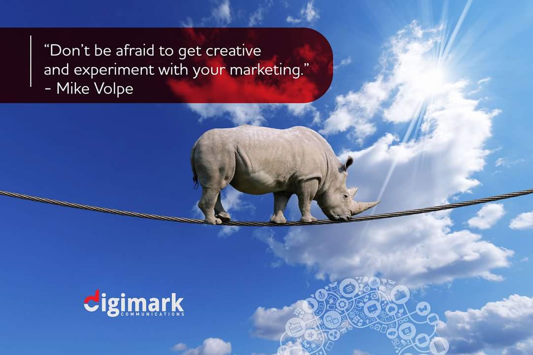 digimark_uganda's tweet photo. That idea that you think is too crazy, may just be the winning idea. Don't be afraid to step out of your boundaries. #Mondaymarketingtips https://t.co/dMONAtJJXs
