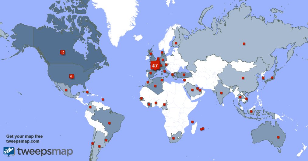 celinech86's tweet photo. Selon https://t.co/83x1kkroNh Mes followers vivent en: France(47%),Canada(10%),États-Unis(6%) https://t.co/9nh74UMeLe