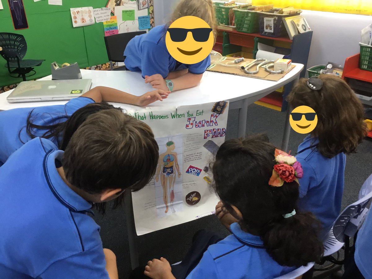 Elyabdrahman's tweet photo. Thank you 5JV @JvincentISKL reading buddies for sharing your science project on the human body systems. What a great way to extend the second graders' learning on healthy choices! #ISKLGR2 https://t.co/FKMMMgPmKP