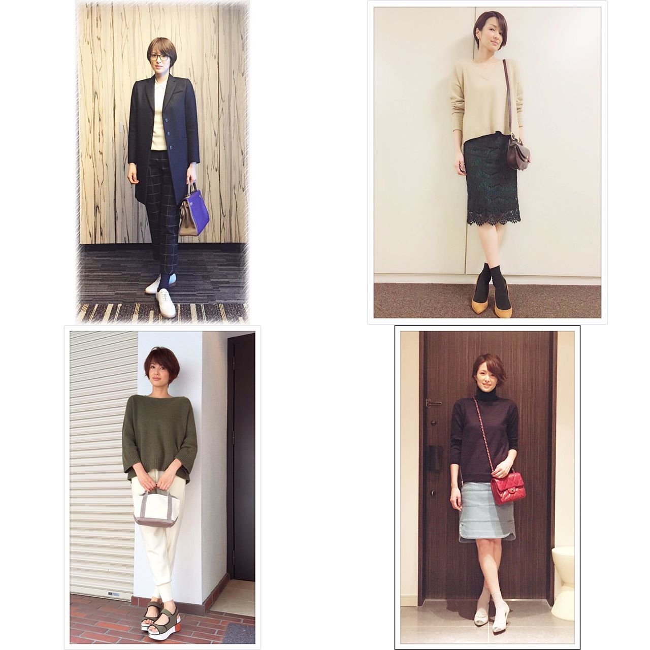 Jiali Digital 吉瀬 美智子コーデ 吉瀬美智子 美人コーデ スーツ スカート セーター ニット カジュアル Ol デニムジャケット チェック デニムパンツ スキニー ハイヒール T Co Mpuodyv6zb Twitter