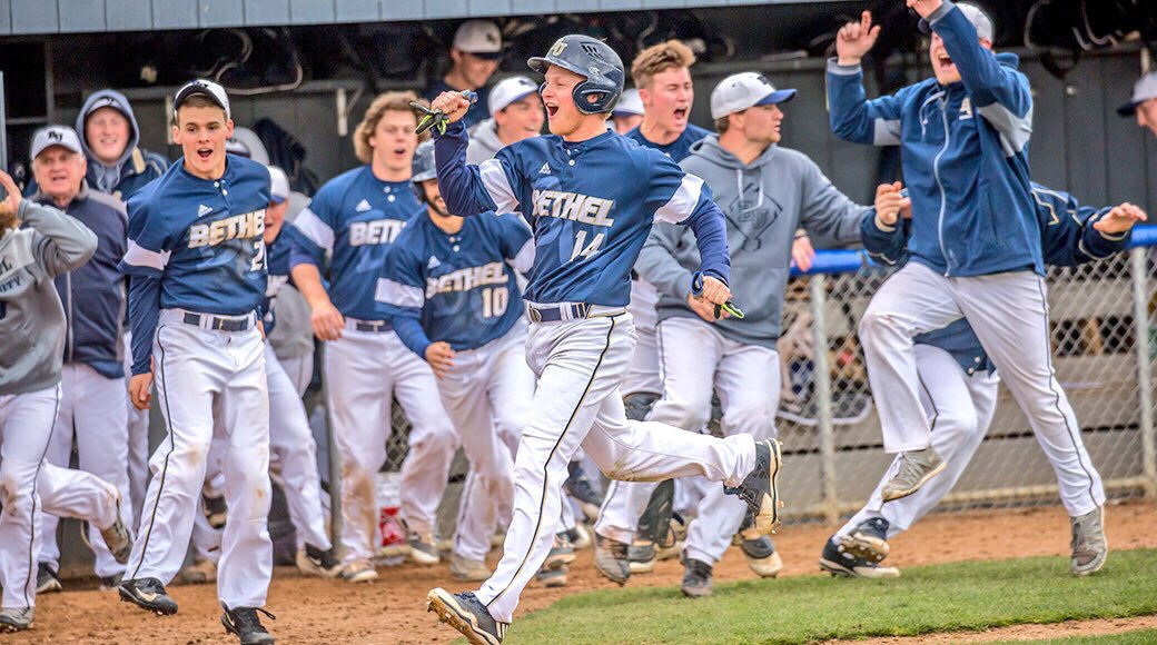 MarcusKrupke's tweet image. I’m humbled to announce my commitment to continue my baseball and academic careers at Bethel University! Roll Royals🤘🏻