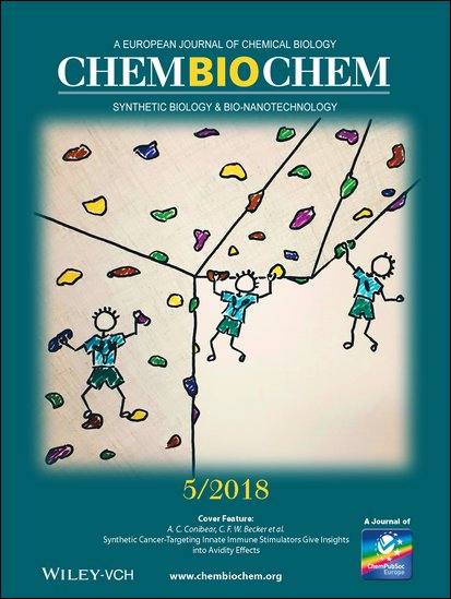 Our Issue 5/2018 is online! bit.ly/2Fc8qC3
On the cover: Hill et al. on Chemical Library Screening by #NMR Spectroscopy
Hökk and Stevens on #miRNA Detection by #DNA-Mediated #Liposome Fusion
Conibear and Becker on Synthetic #Multivalent #Immune Stimulators