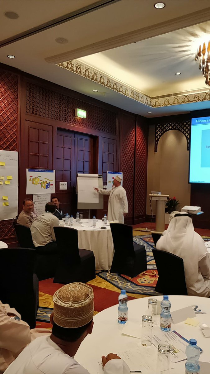 PSJohnMCampbell's tweet image. Having #Fun #Fundamentals of #Process #Safety #Workshop  @ShangriLaHotels #Muscat #Oman #JMCampbells #PetroSkills #Oil and #Gas  #Energy #GPA @andygib @KSMcGregor @RonFrend