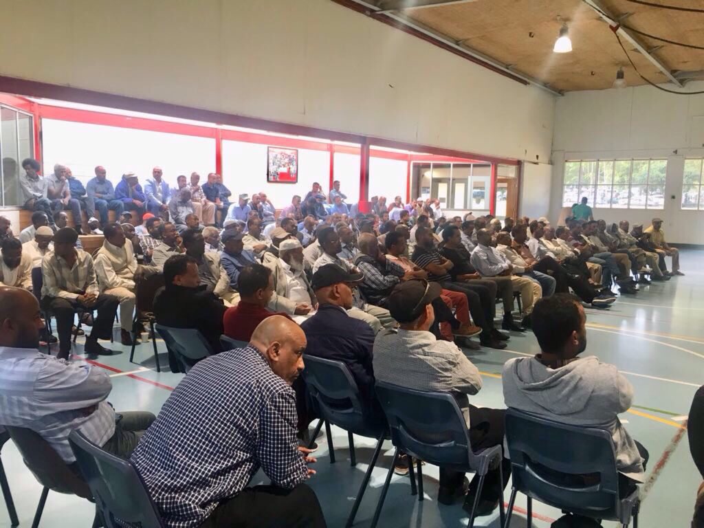EritreansNews's tweet photo. جانب من مجلس عزاء الشهيد موسى محمد نور في استراليا مدينة ملبورن 

Pictures from Australia in Melbourne for the Eritrean gathering to express their sympathy of the death of the hero Haji Musa 
#ارتريا 
#Eritrea https://t.co/1EzxdzfvSC