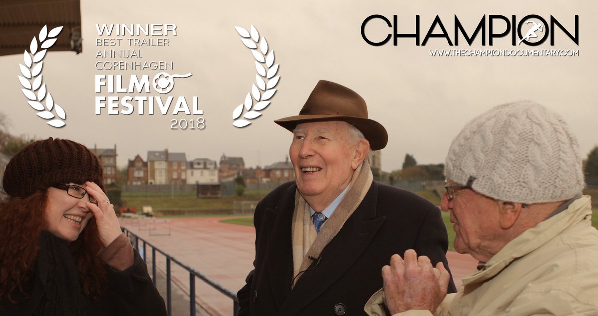 FranzStampfl's tweet photo. Amazing. Overnight, we won Best Trailer at the Copenhagen Film Festival in Denmark. Such a fitting tribute to Sir Roger Bannister, who passed away only hours before. Huge thanks to the jury &amp; team at the fest for this honour. #rogerbannister #documentary #franzstampfl #gratitude https://t.co/Sz5Uh13WQP