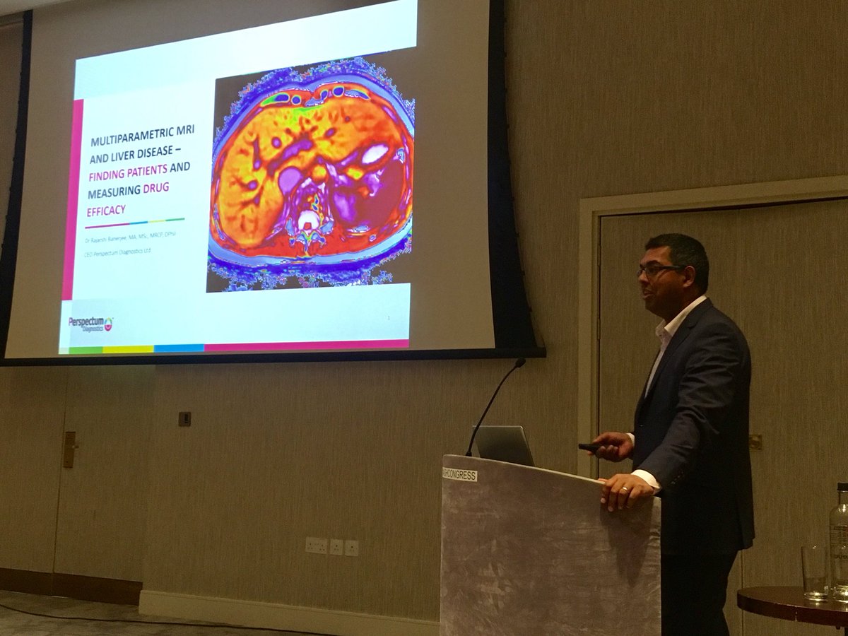 Our #CEO, Dr Rajarshi Banerjee, presenting on Multiparametric #MRI and #liver disease at the Global #NASHCongress last week. Let us know if you have any questions.