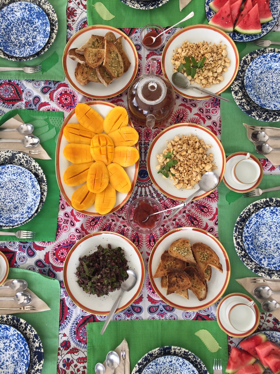 Yesterday's superb breakfast spread at the Dayscape Summer Fitness Retreat!