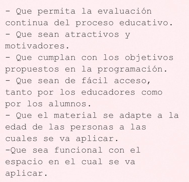 Si tuviese que hacer una lista rápida de las características que debería tener un buen material didáctico, sería la siguiente. Se os ocurre alguna más? #DDC18_2